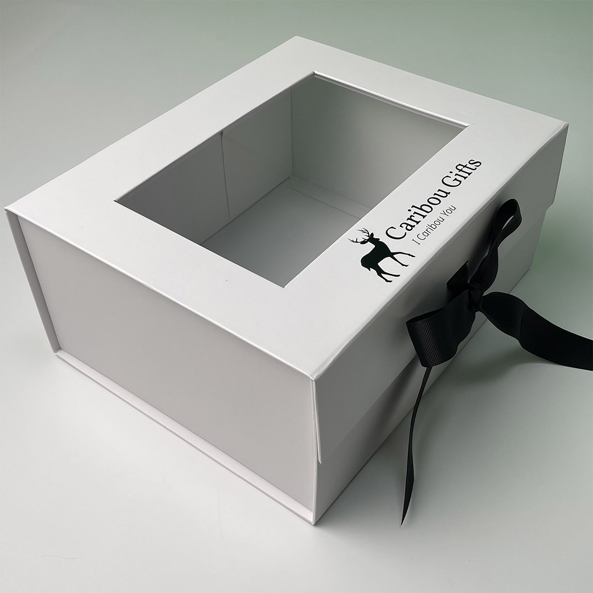 Luxury folding gift box with window (5)